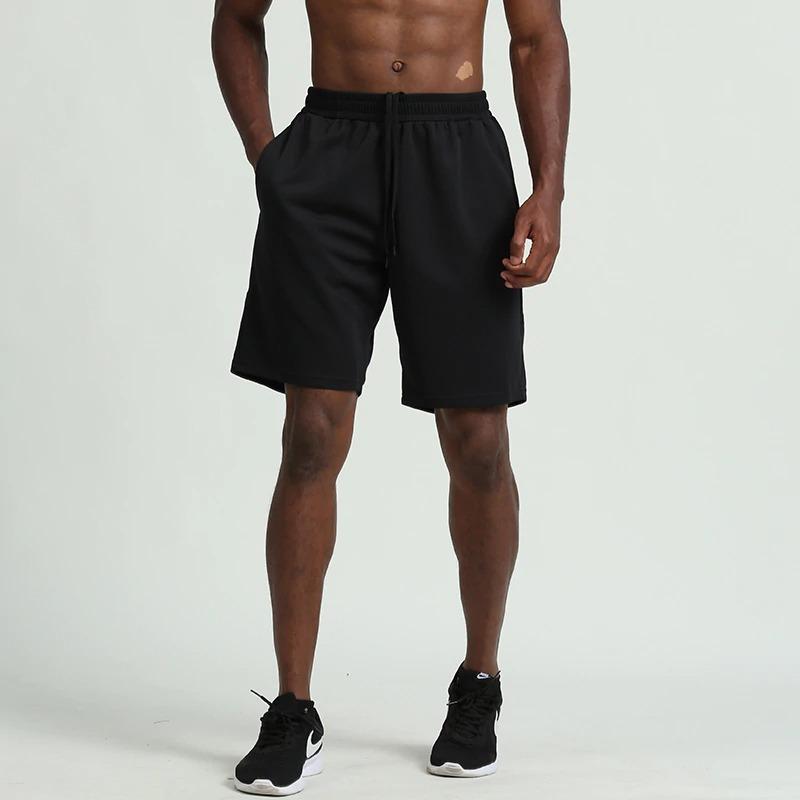 Black Canvas Athletic Shorts