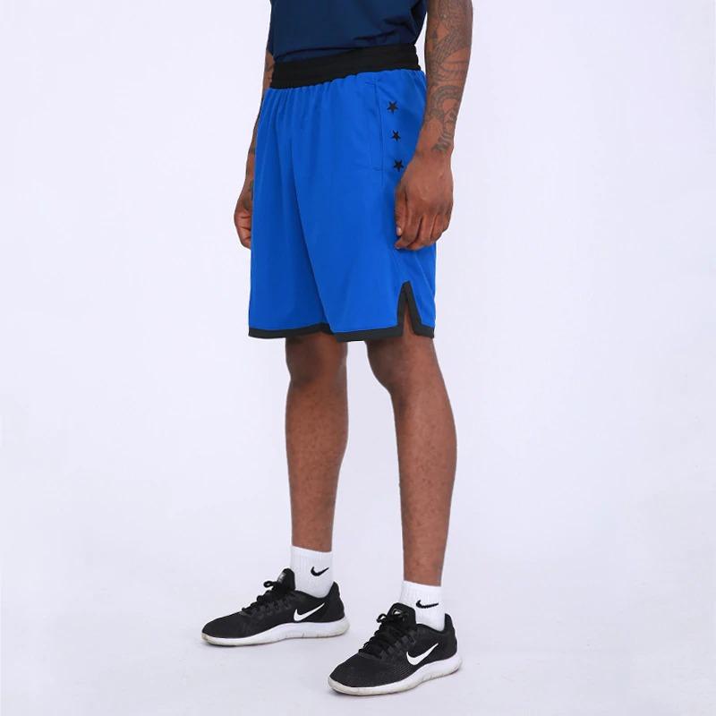 Blue Canvas Athletic Shorts