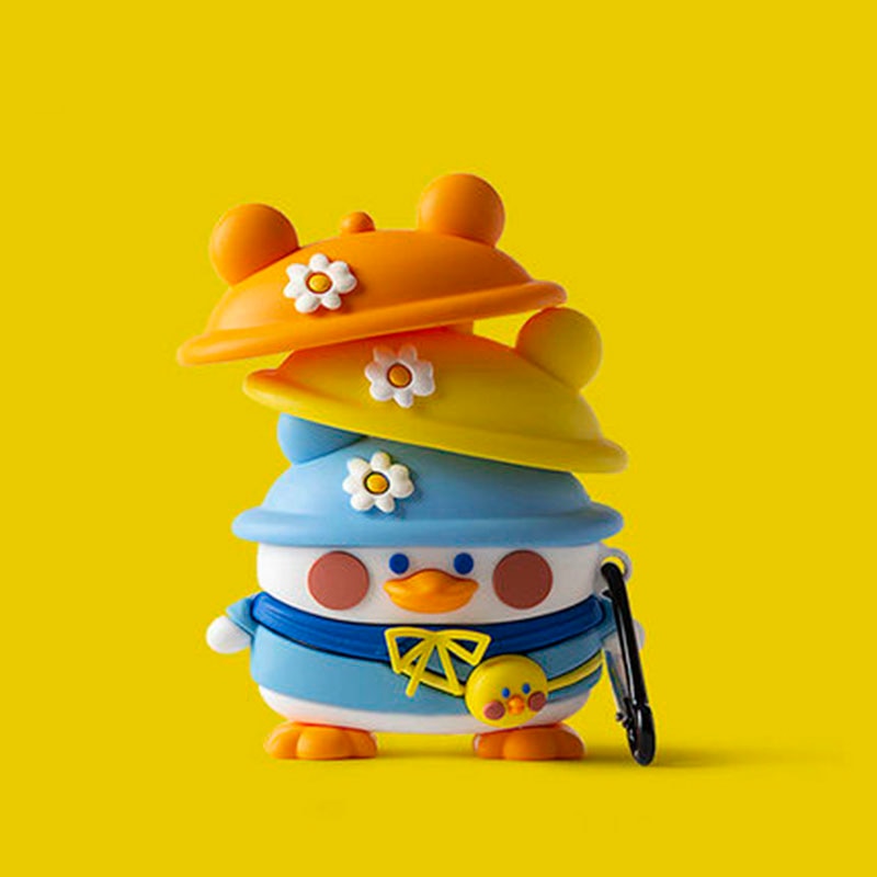 Cute Ducky Hat Airpod Case