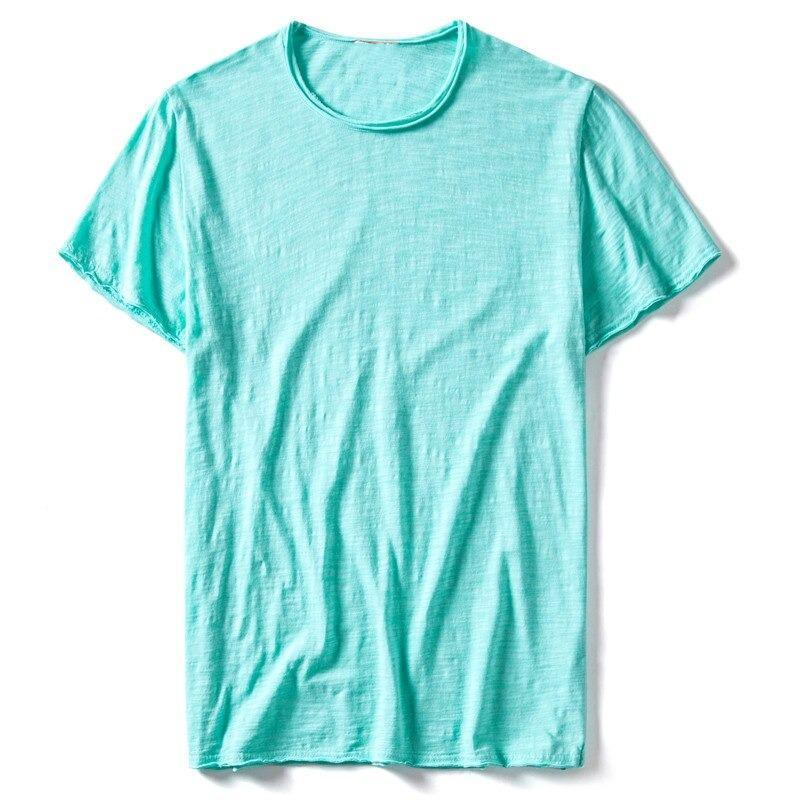 Light Blue Canvas Men's Tee