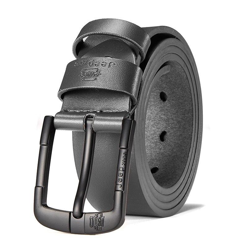 Men's Black Leather Houston Belt