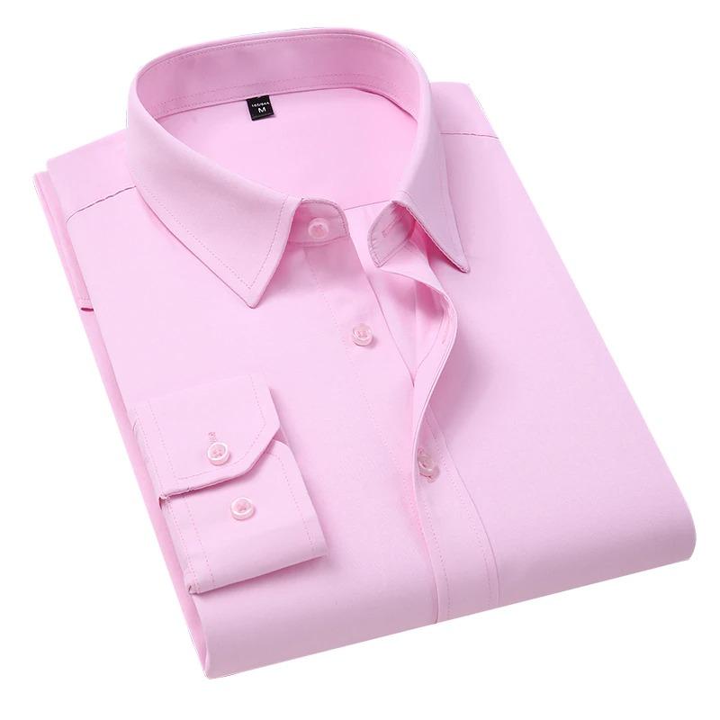 Men's Pink Classic Dress Shirt