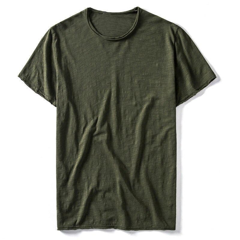 Army Green Canvas Men's Tee