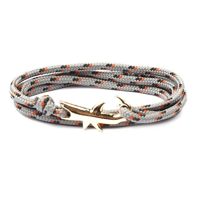 Pacific Nautical Grey Jaws Bracelet (Gold)