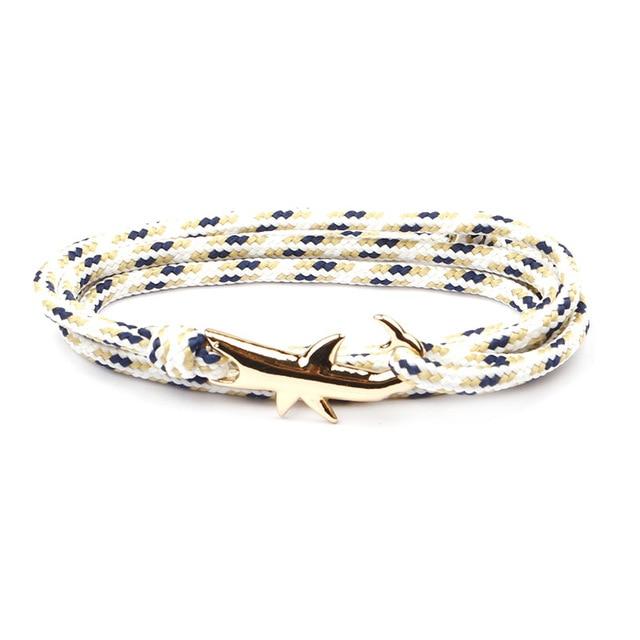 Nautical White Jaws Bracelet