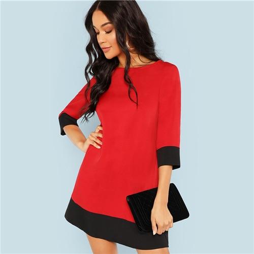 Natalia Mini Dress - Scarlet