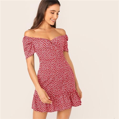 Ivy Mini Dress - Red