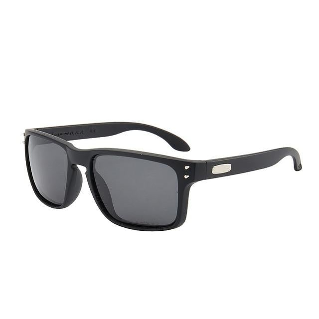 Matte Black Active Sport Polarized Sunglasses
