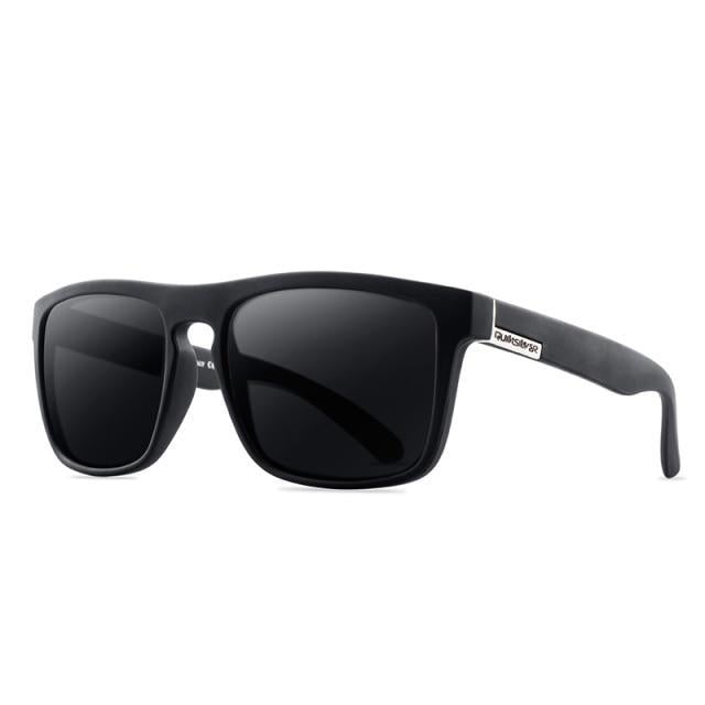 Matte Black Polarized Wayfarer Sunglasses