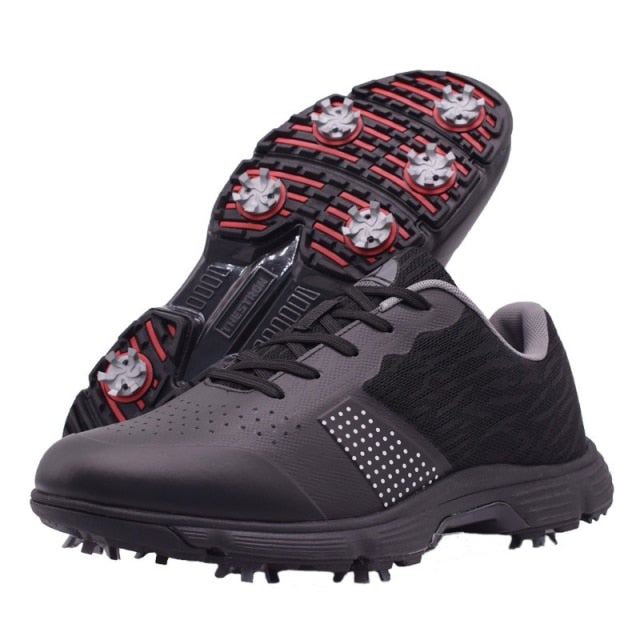 Golf Paradise Spiked Ripple Black Pro Shoes