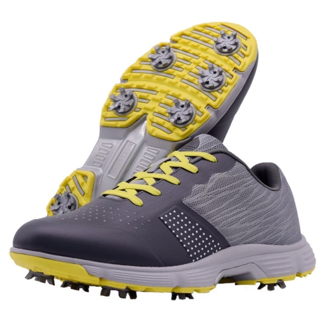Golf Paradise Spiked Ripple Gray Pro Shoes