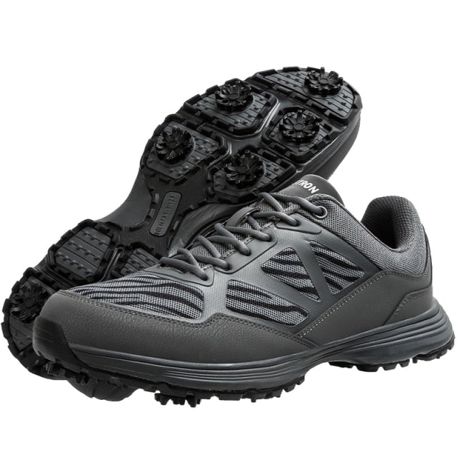 Golf Paradise Spiked All Gray Pro Shoes