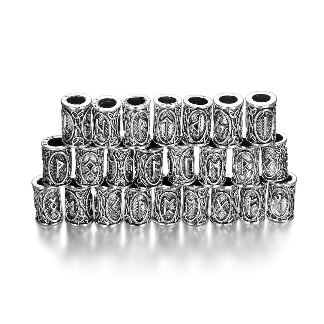 Nordic Pride 24 Piece - Nordic Runes Hair & Beard Ornaments Set