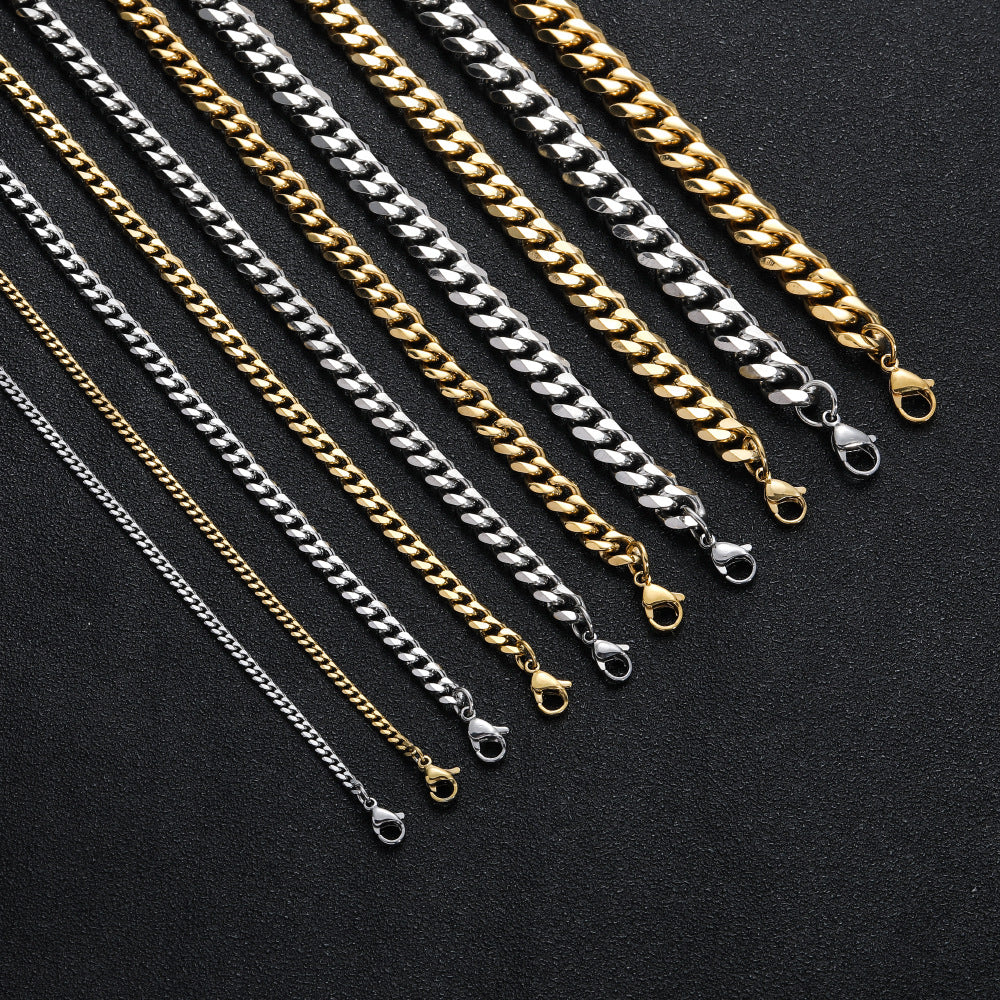 5mm 14K Gold Miami Cuban Chain