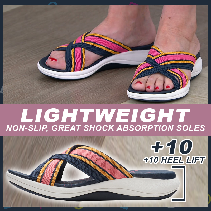 ComfySlides™ Stretch Cross Sandals