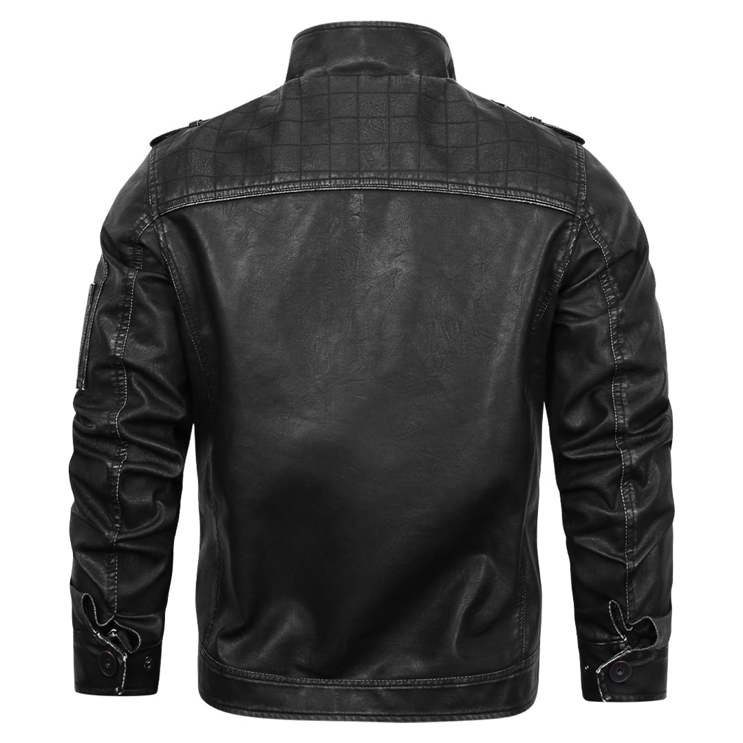 Chopper Engine Leather Jacket