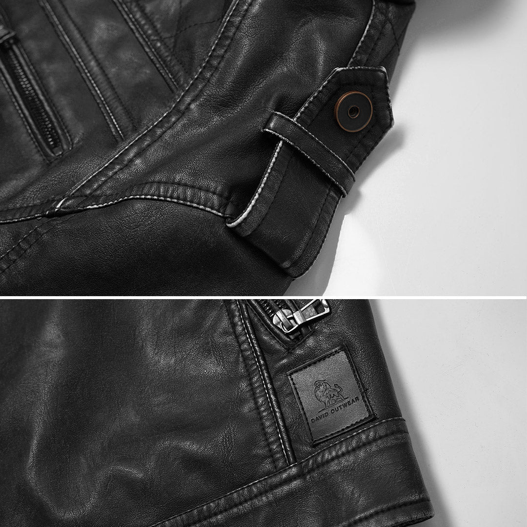 Chopper Engine Leather Jacket