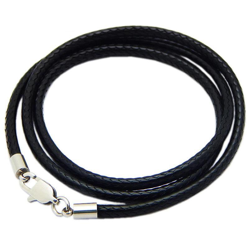 Nordic Pride Waxed Cord Pendant & Chain with Lobster Clasp