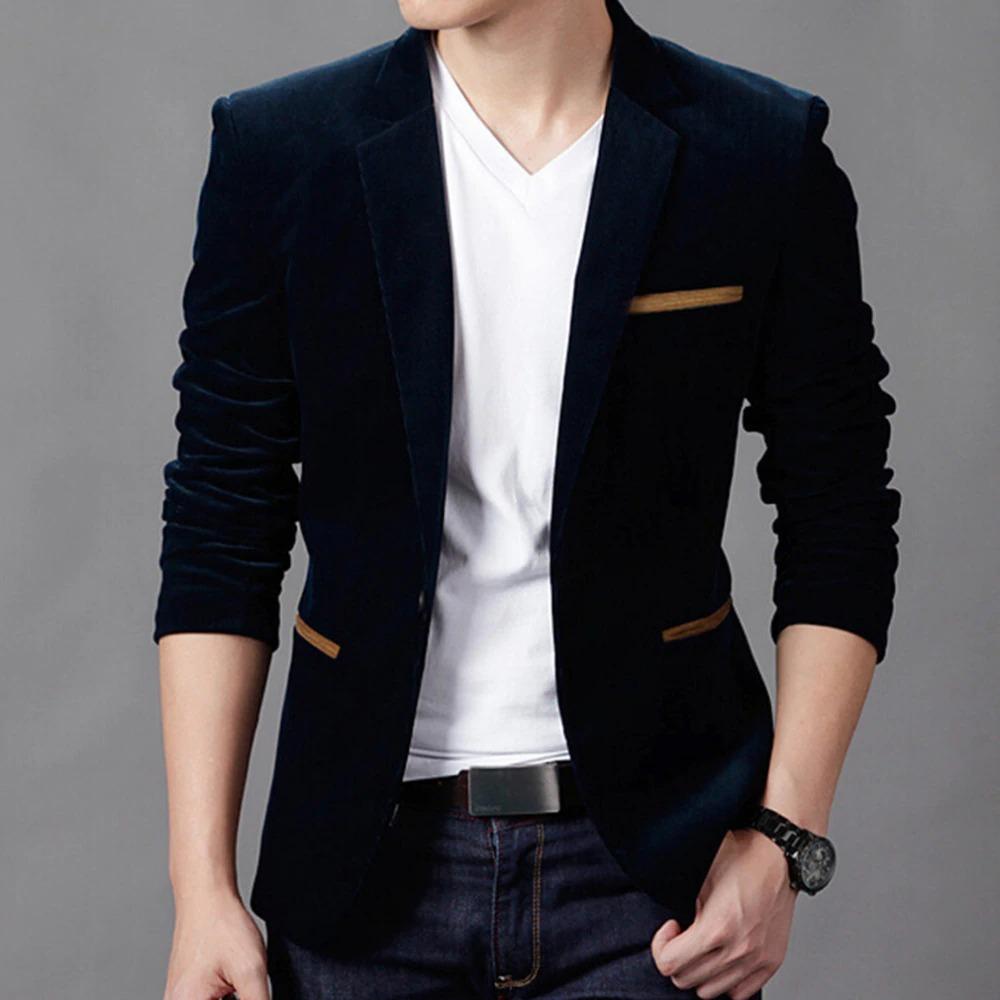 Men's Dark Blue Arnold Blazer