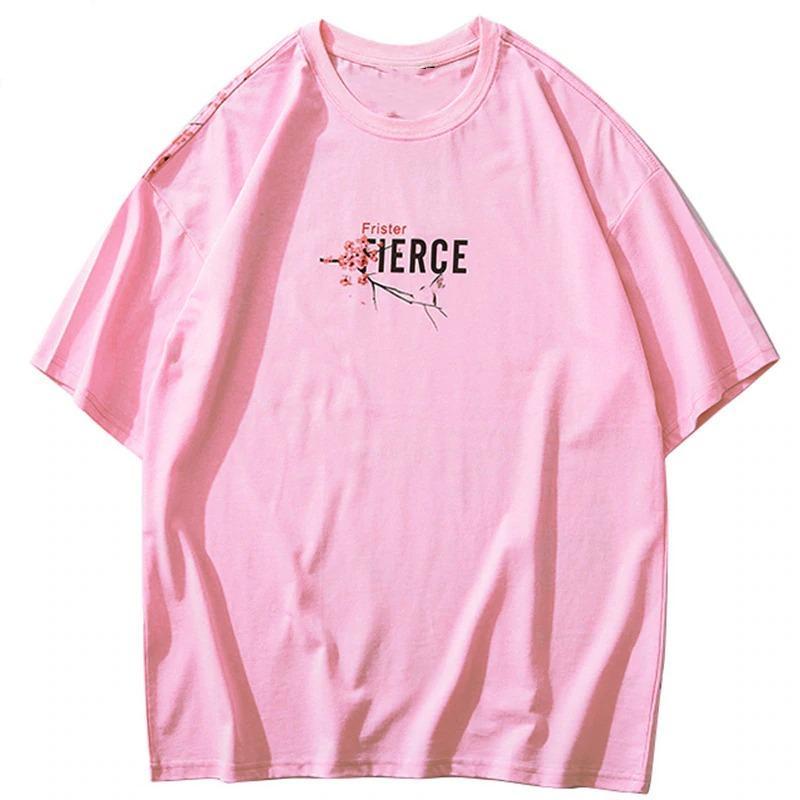 Pink Cherry Blossoms Men's Japanese Tee