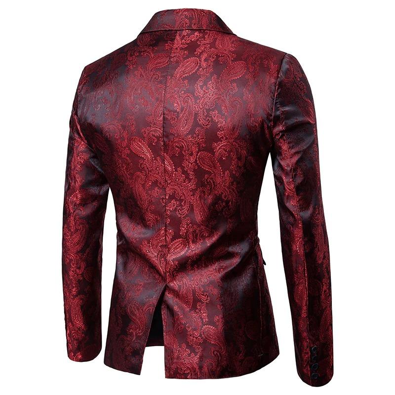 Men's Maroon Hefner Blazer