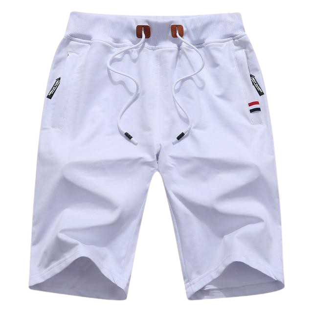 Pacific Nautical White Summer Shorts