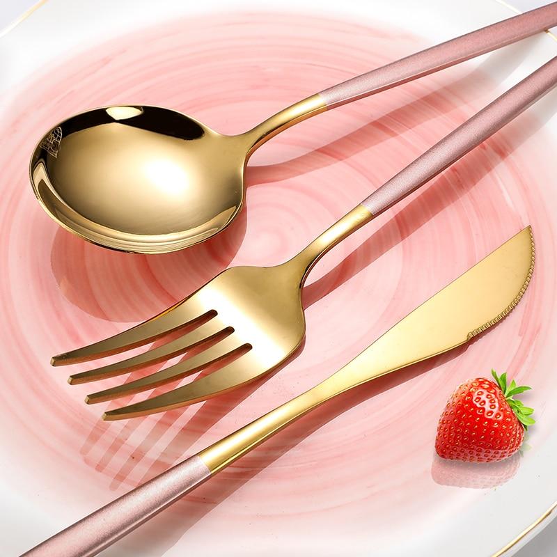 4 Piece Stainless Steel Silverware Set