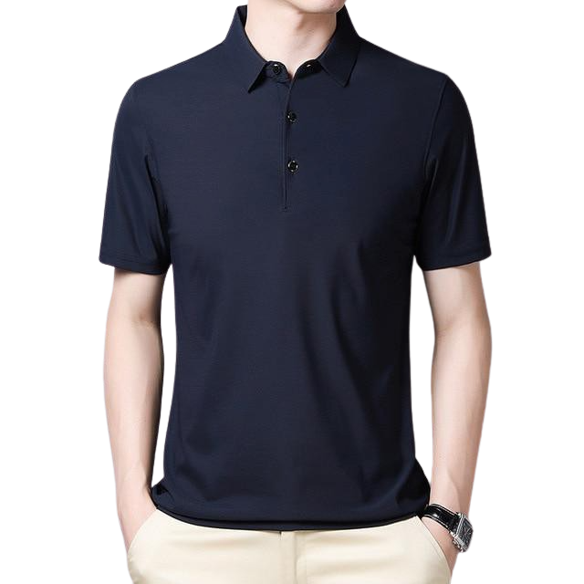 Buttoned Canvas Polo Shirt (6 Designs)