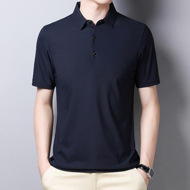 Buttoned Canvas Polo Shirt (6 Designs)