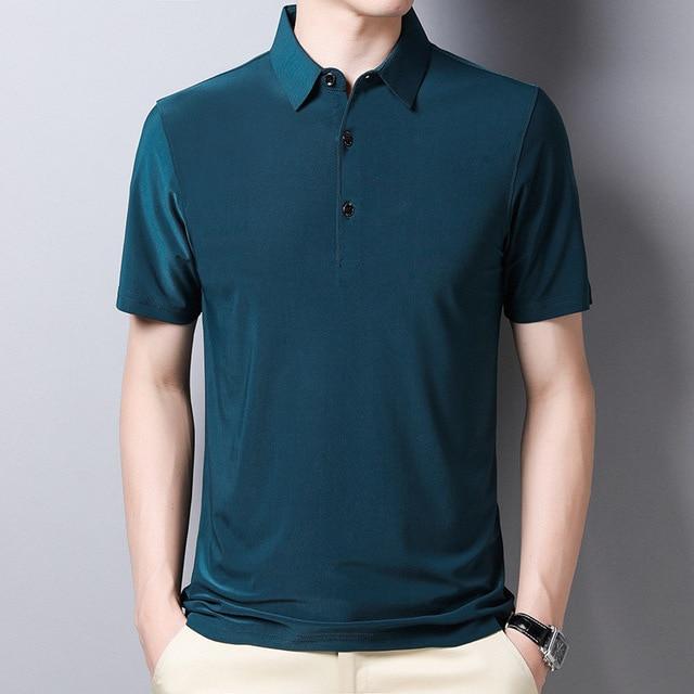 Buttoned Canvas Polo Shirt (6 Designs)