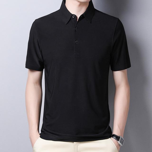 Buttoned Canvas Polo Shirt (6 Designs)