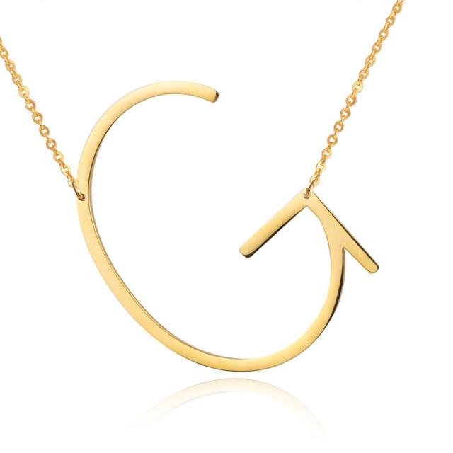 Golden Letter Necklaces